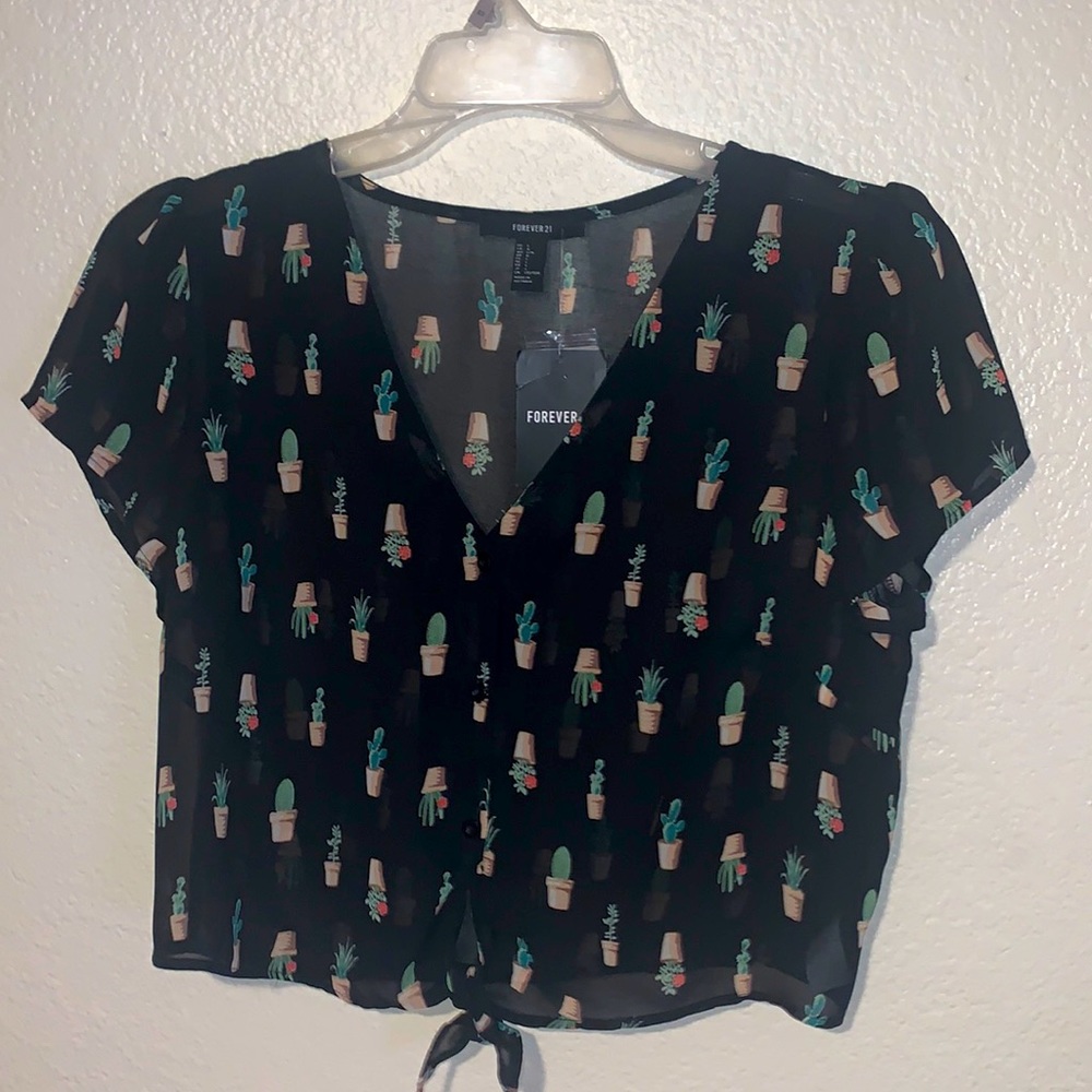 Crop top blouse